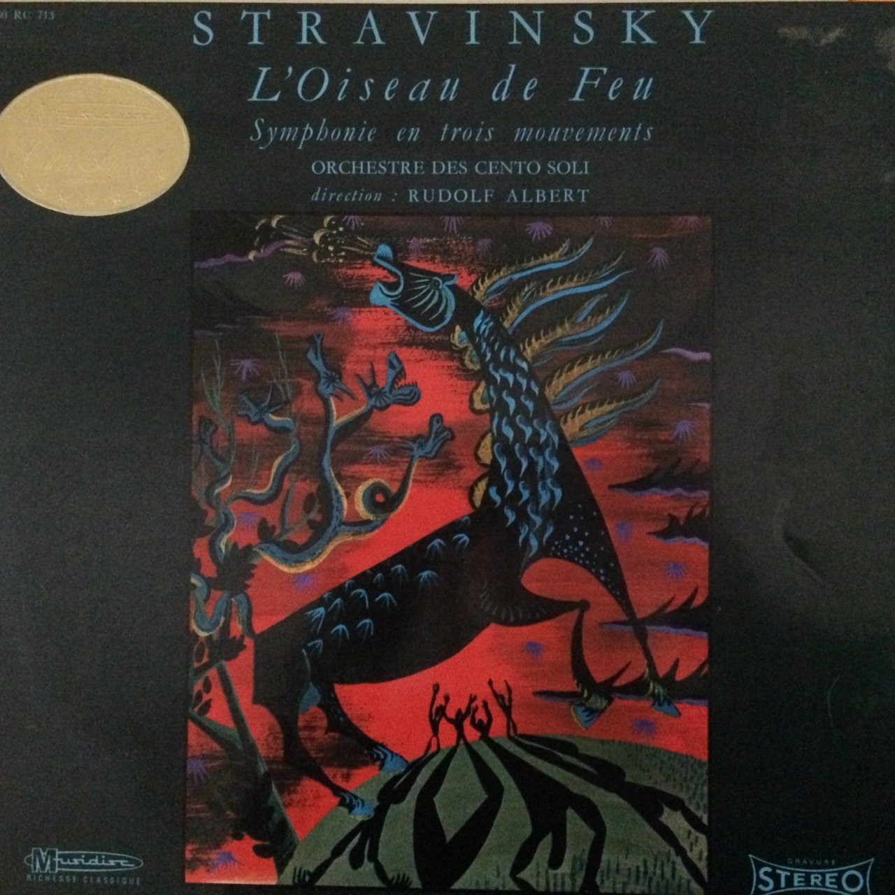 Igor Stravinsky L'Oiseau De Feu LP Plak