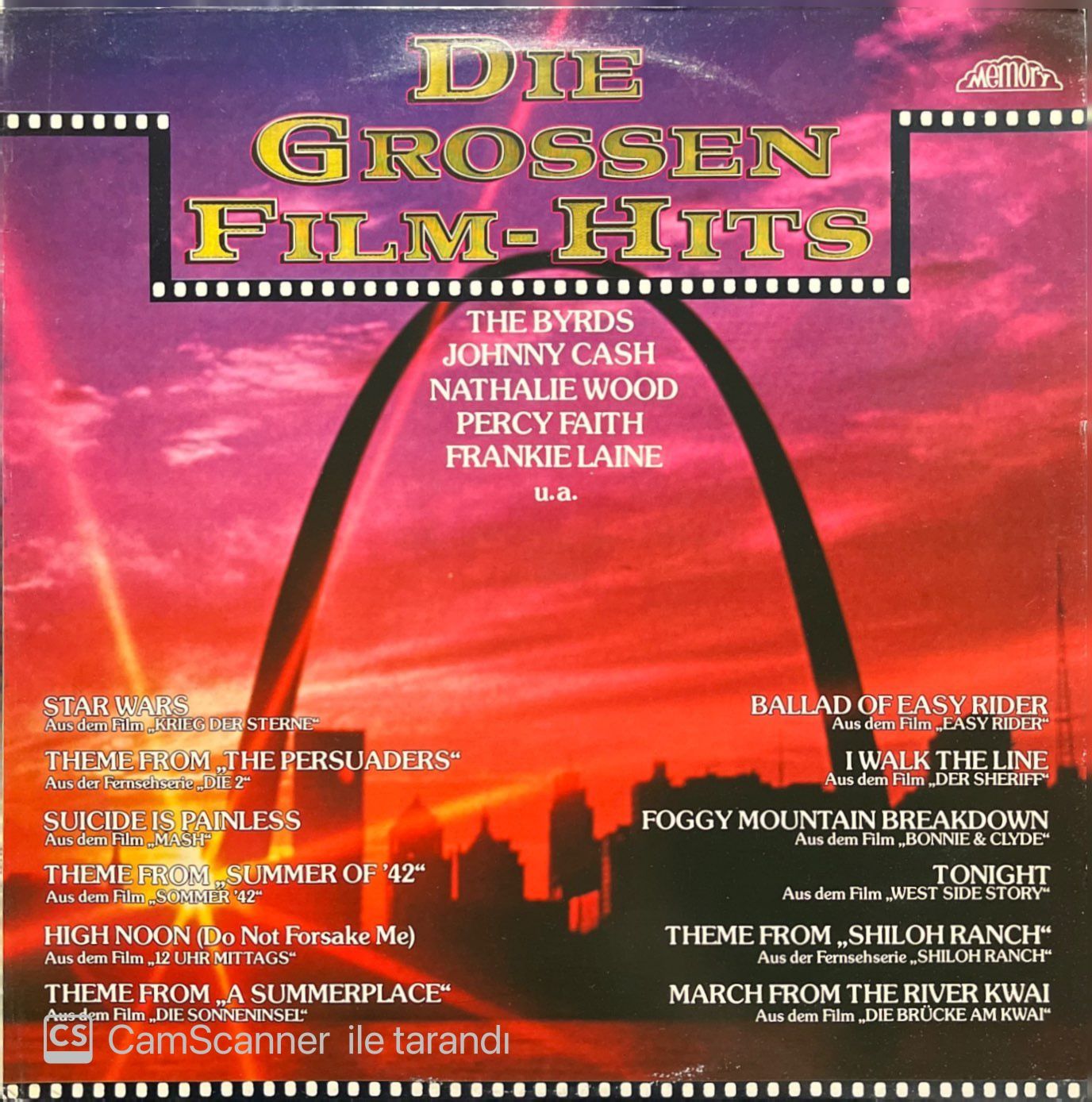 Die Grossen Film Hits Soundtrack LP Plak