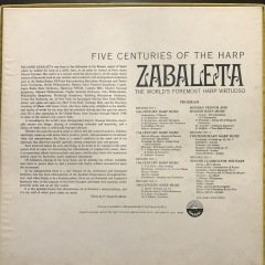 Nicanor Zabaleta Five Centuries Of The Harp 5 LP Box Set Plak