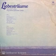 Leonard Cohen Liebstraume LP Plak