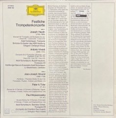 Festliche Trompeten Konzerte Haydn Vivaldi LP Klasik Plak