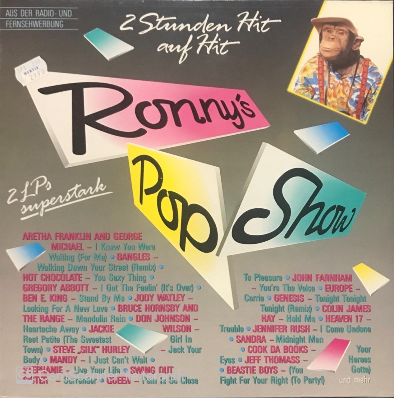 Ronny's Pop Show Double LP Plak