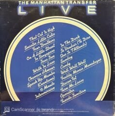 The Manhattan Transfer Live LP Plak