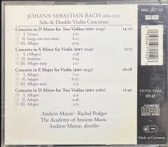 CD J. S. Bach Solo&Double Violin Concertos CD