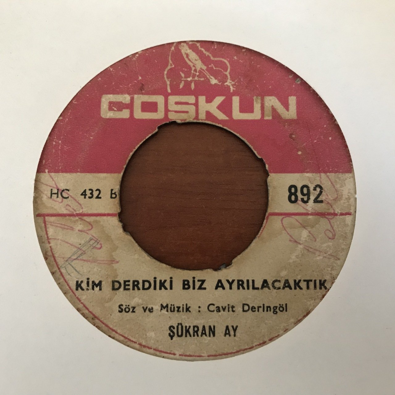 Şükran Ay Kim Derdiki Biz Ayrılacaktık 45lik Plak