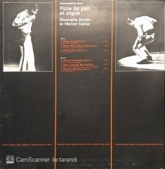 Georghe Zamfir Improvisation Pour Flute De Pan Et Orgue LP Plak