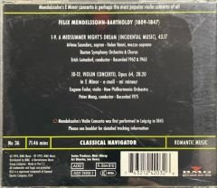CD Mendelssohn Violin Concerto No 36 CD
