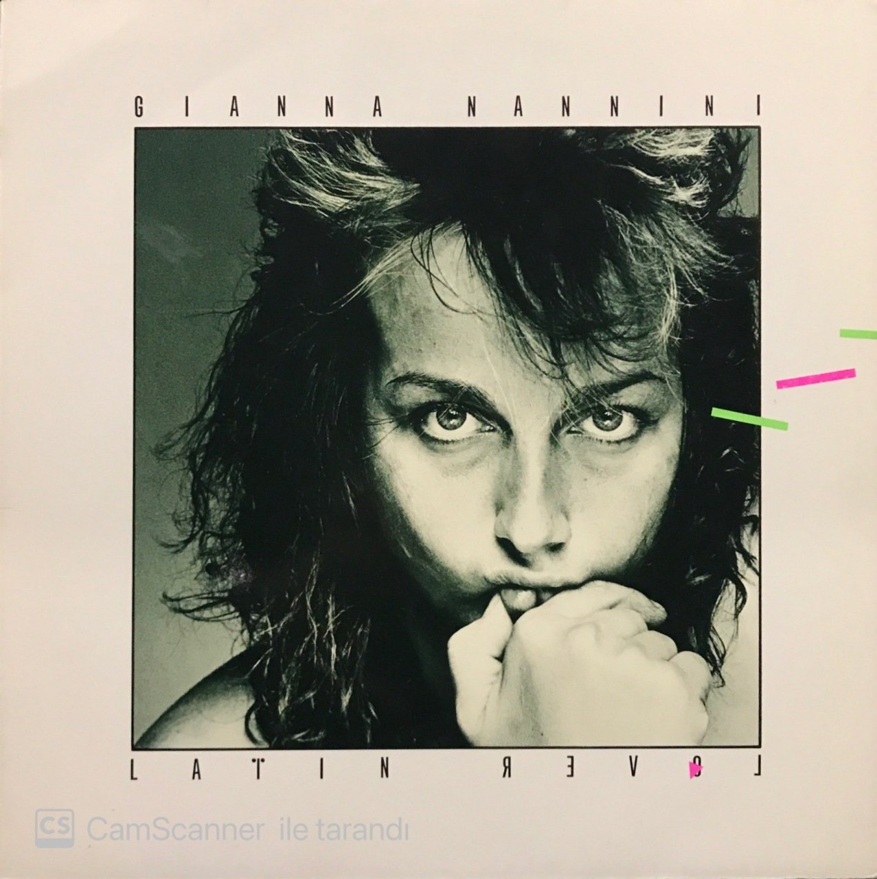 Gianna Nannini Latin Lover LP Plak