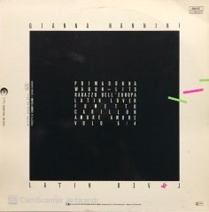 Gianna Nannini Latin Lover LP Plak