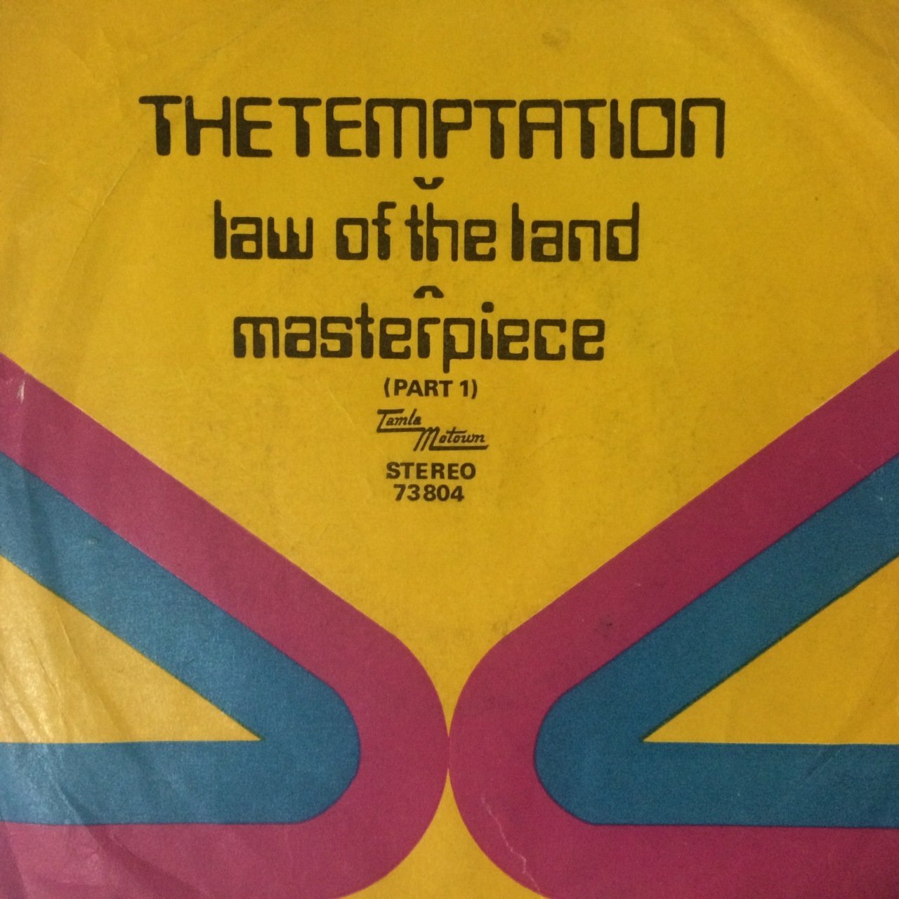 The Temptations Law Of The Land 45lik Plak