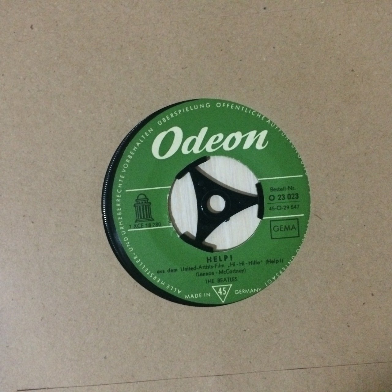 The Beatles Help 45lik Plak