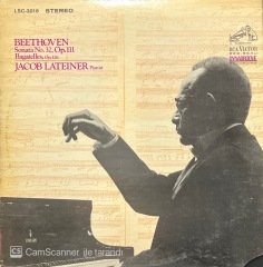 Beethoven Sonata No.32 Jacob Lateiner LP Klasik Plak