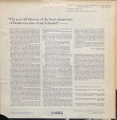 Beethoven Sonata No.32 Jacob Lateiner LP Klasik Plak