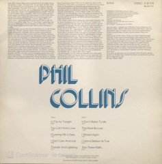 Phil Collins Phil Collins LP Plak