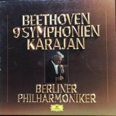 Beethoven 9 Symphonien Karajan Berliner Philharmoniker 8 LP Box Set Plak