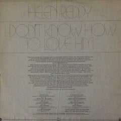 Helen Reddy I Don't Know How To Love Him LP Plak