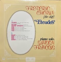 Frederic Chopin (1810-1849) Eteudes LP Plak
