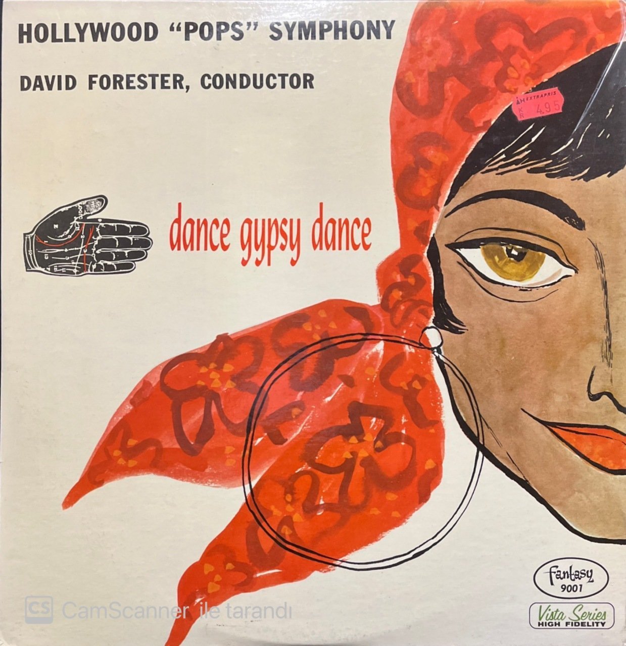 Hollywood Pops Symphony David Forester Dance Gypsy Dance LP Klasik Plak