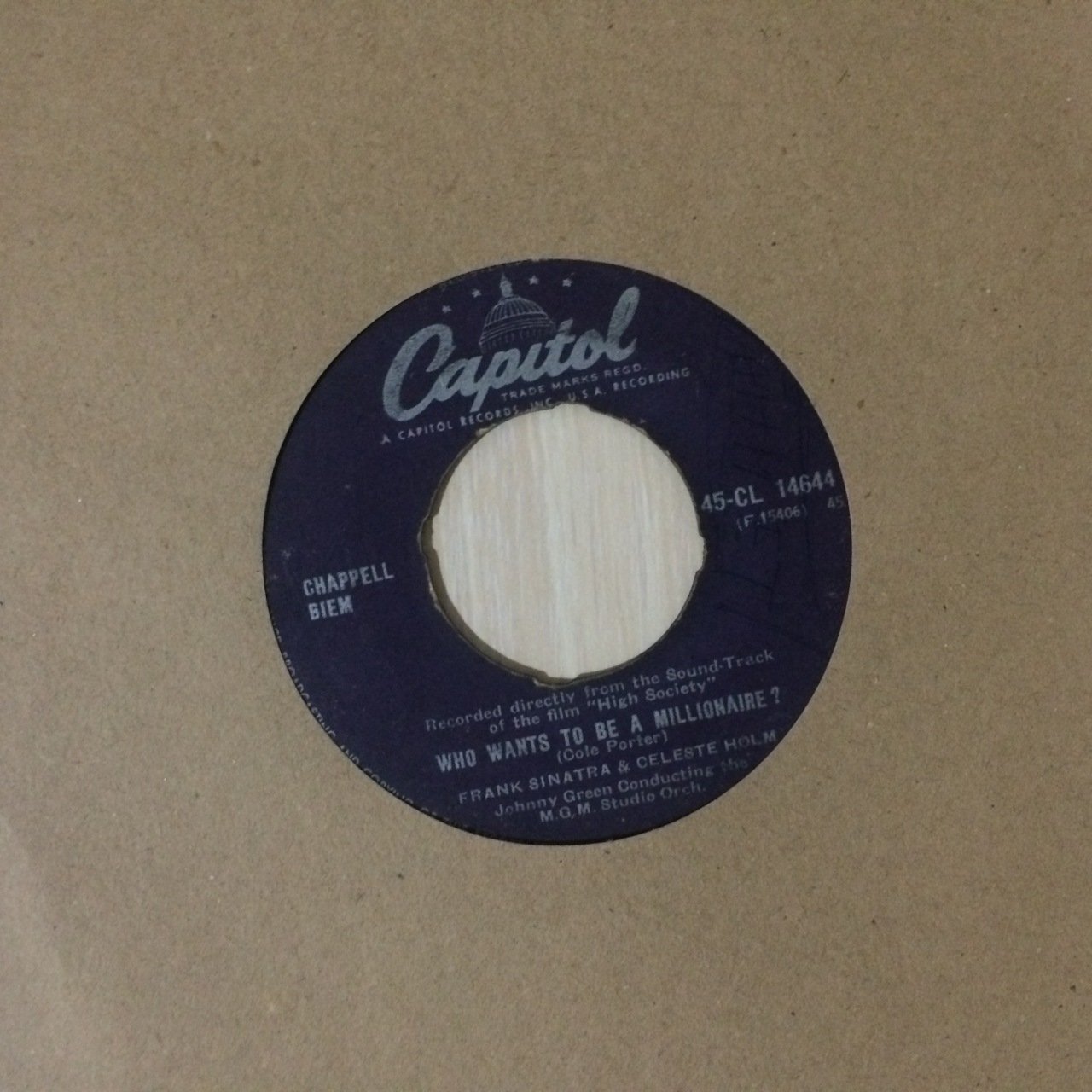 Frank Sinatra Mind İf I Make Love To You 45lik Plak