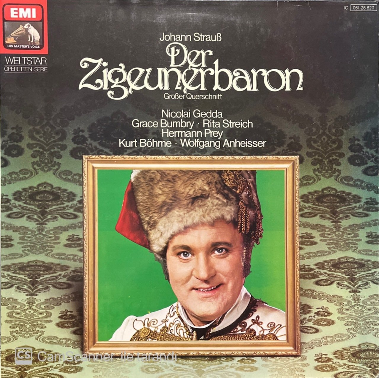 Johann Strauss Der Zieunerbaron LP Klasik Plak
