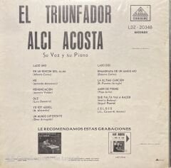 El Triunfador Alci Acosta LP Plak