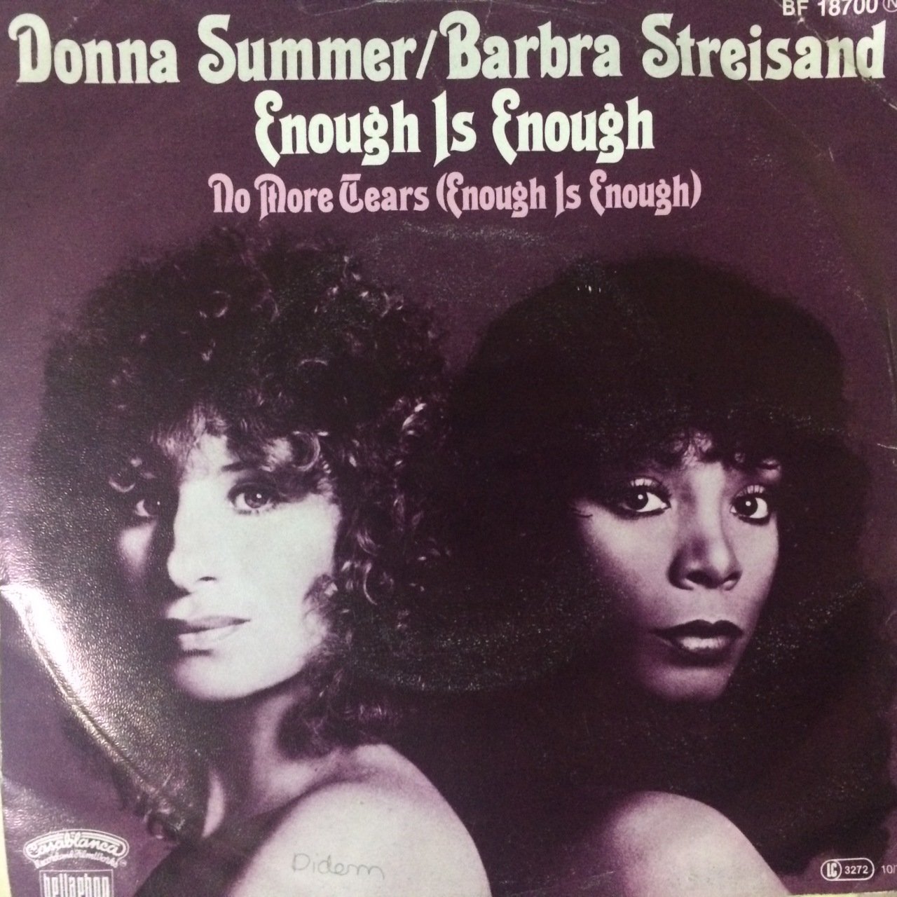 Donna Summer Barbra Streisand Enough İs Enough 45lik Plak