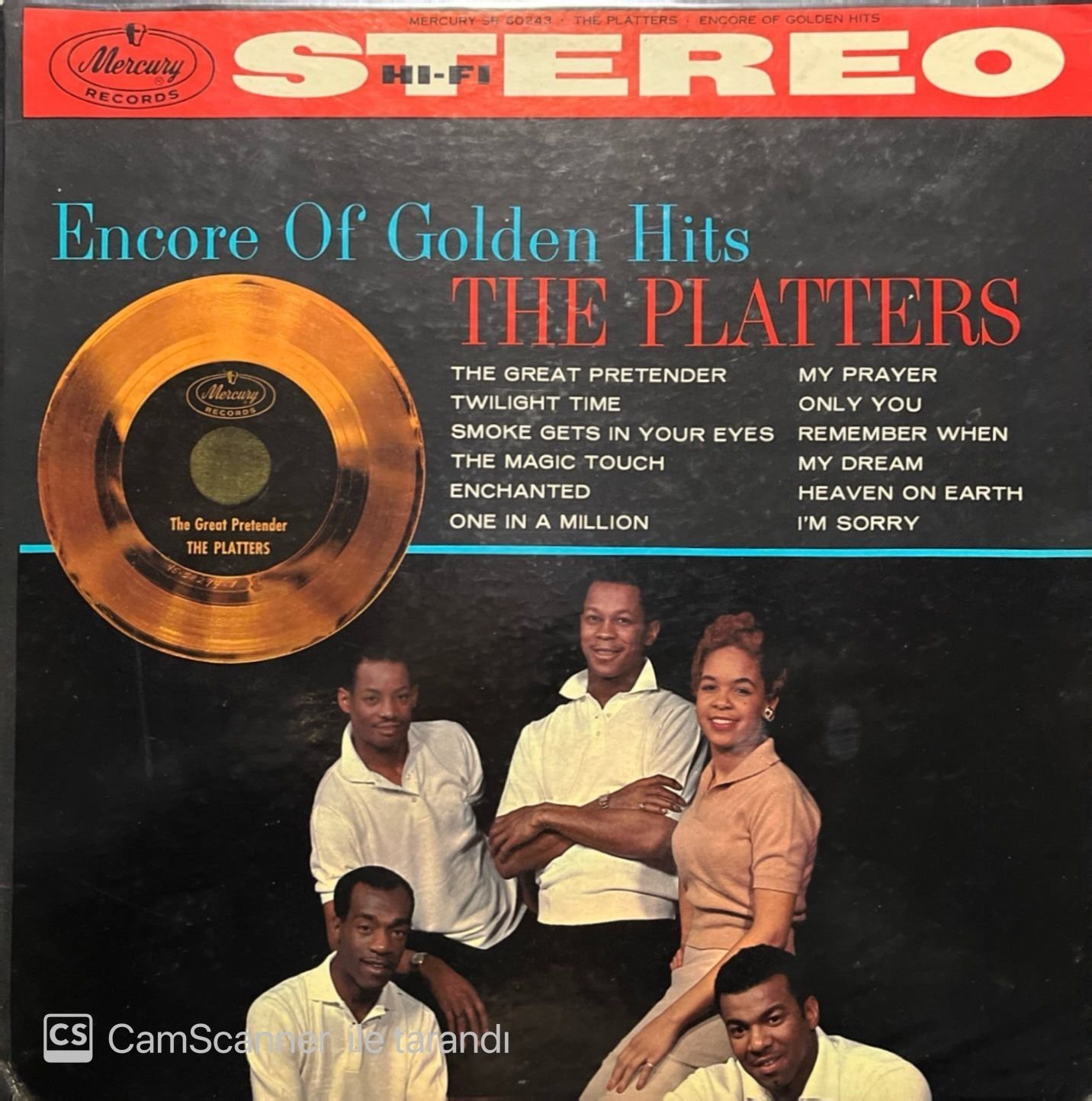 The Platters Encore Of Golden Hits LP Plak