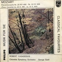 Mozart Klavierkonzerte LP Klasik Plak