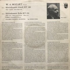 Mozart Klavierkonzerte LP Klasik Plak