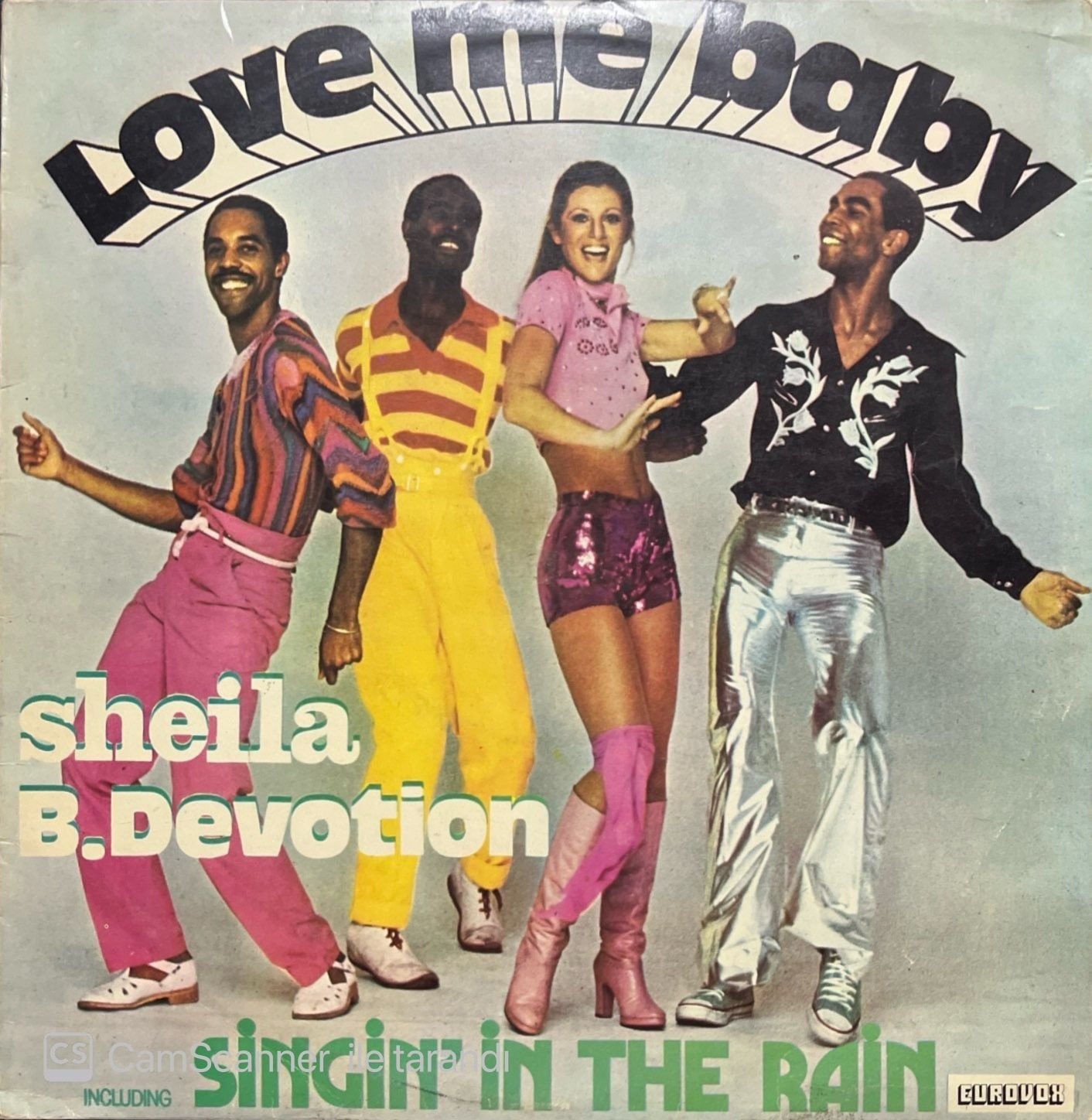Sheila B. Devotion Love Me Baby LP Plak