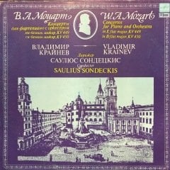 Mozart Concertos For Piano and Orchestra LP Klasik Plak