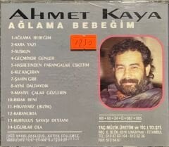 Ahmet Kaya Ağlama Bebeğim Nadir Taç Plak Baskı CD