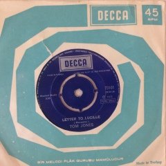 Tom Jones Letter To Lucille 45lik Plak