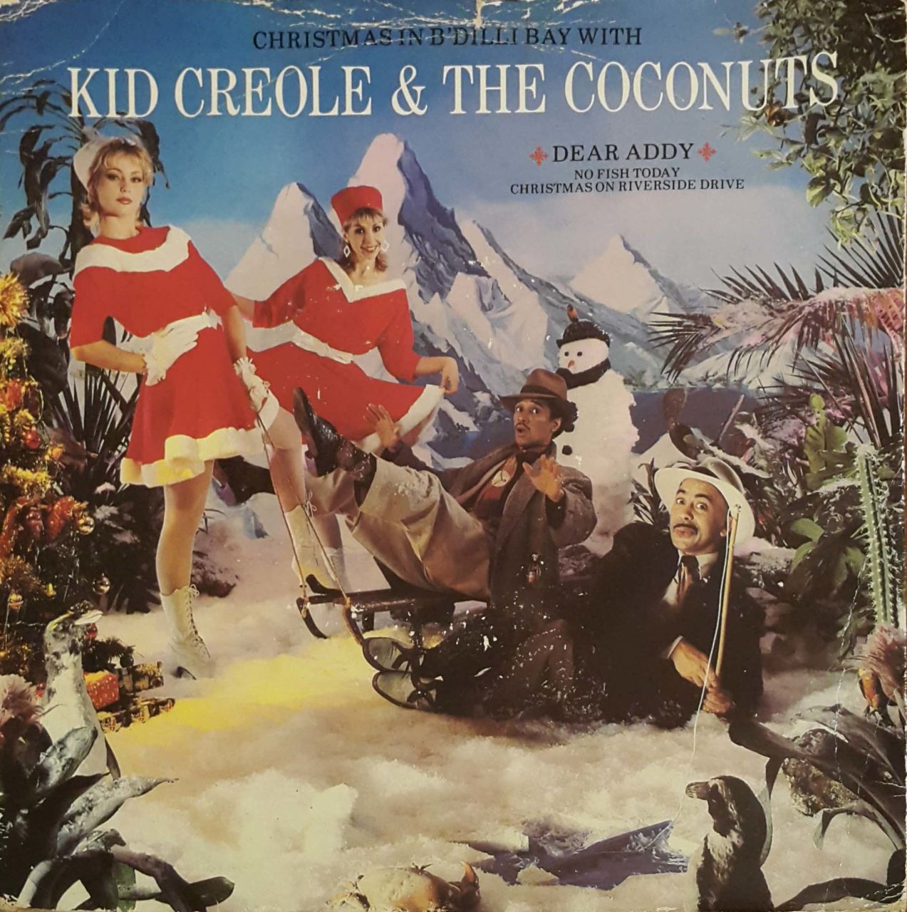 Christmas In B'dilli Bay Dear Addy Kid Creole & The Coconuts 45lik Plak