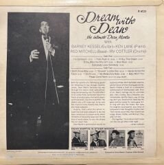 Dean Martin Dream With Dean LP Plak