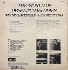 The World Of Operatic Melodies LP Plak