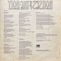 Led Zeppelin Houses Of The Holy LP Plak