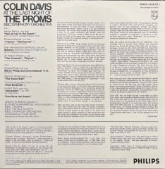 Colin Davis At The Last Night Of The Proms LP Klasik Plak
