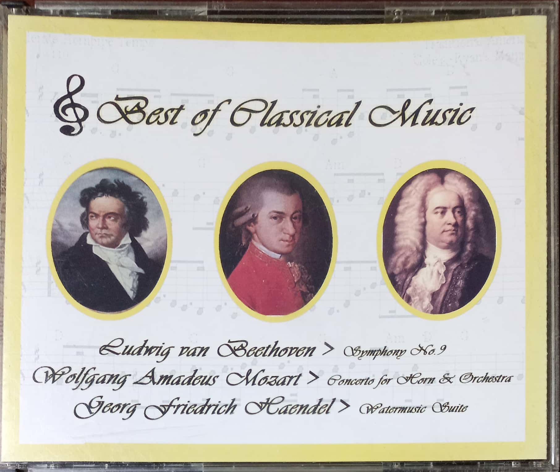 Best Of Classical Music Beethoven, Mozart,Haendel CD