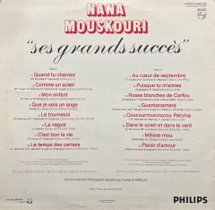 Nana Mouskouri Vu Sur - Füsun Önal Senden Başka Aranjman LP Plak
