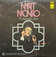 Matt Monro The Impossible Dream LP Plak