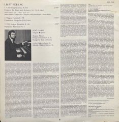 Liszt Piano Concerto No.2 LP Klasik Plak