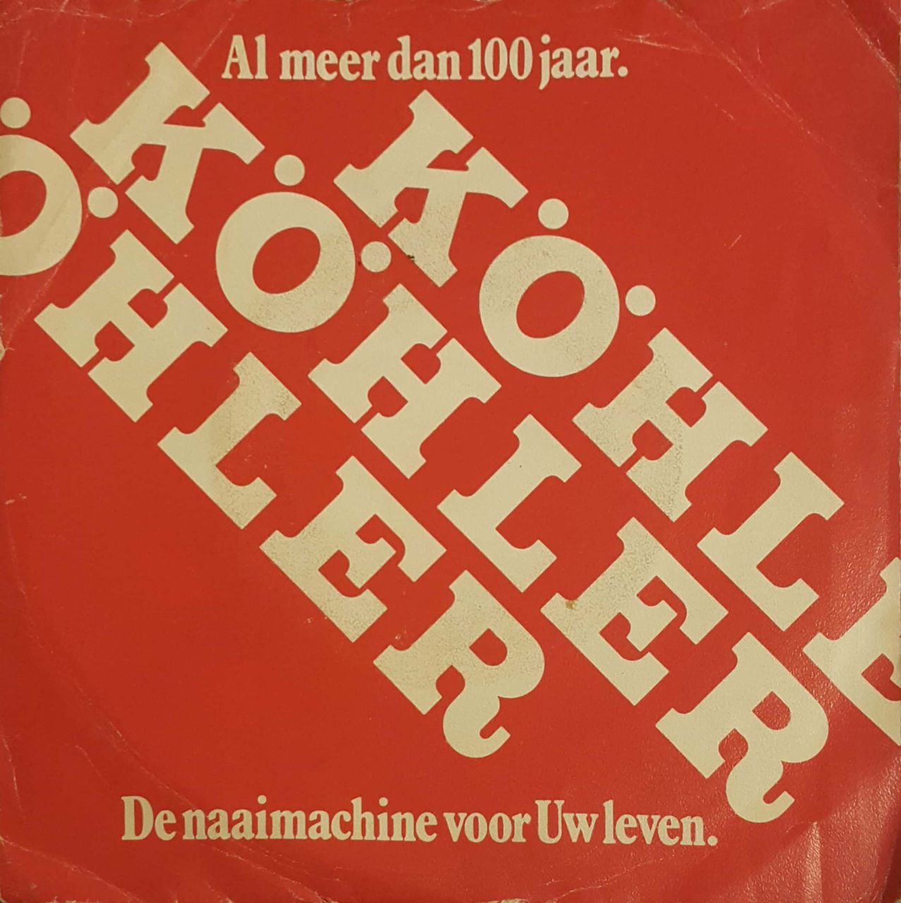 Uv Köhller Prive Demonstratie  Al Meer Dan100 Jaar  De Naaimachine Voor Uw Leven 45lik Plak