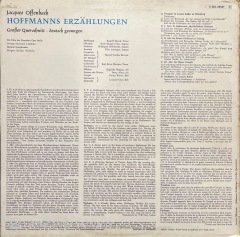 Hoffmanns Erzahlungen LP Klasik Plak