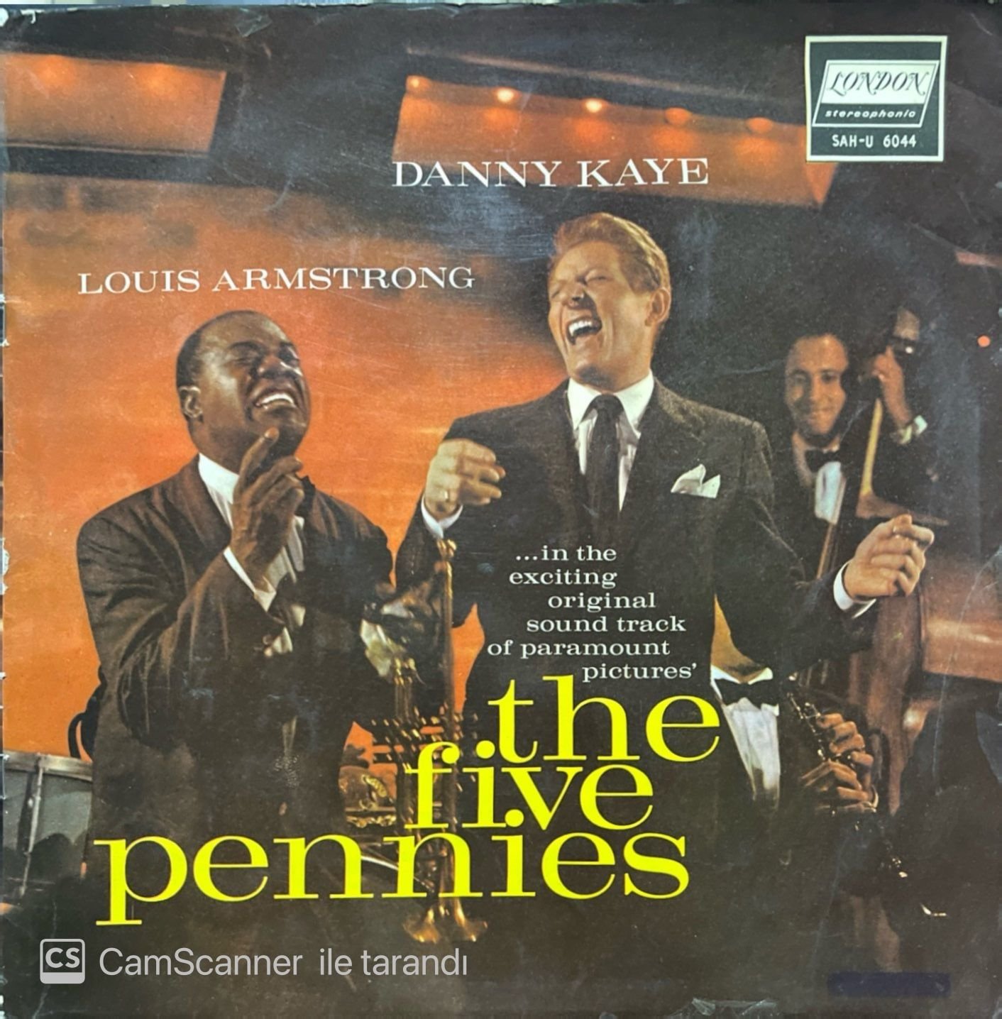 Louis Armstrong Danny Kaye The Five Pennies LP Plak