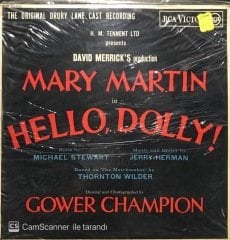 Mary Martin ‎Hello, Dolly! Jelatininde Dönem Baskı LP Plak