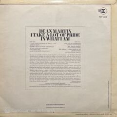 Dean Martin I Take A Lot Of Pride In What I Am LP Plak