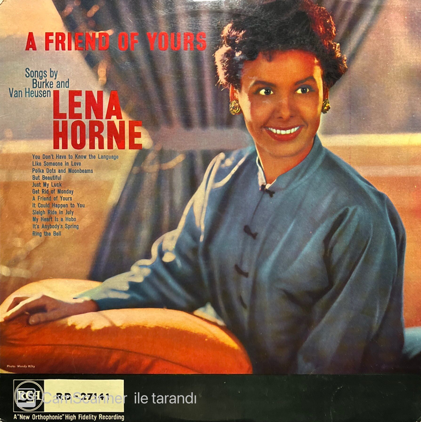 Lena Horne A friend Of Yours LP Plak