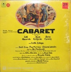 John Kander, Fred Ebb Cabaret Jelatininde Dönem Baskı LP Plak