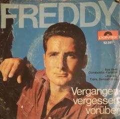 Freddy Vergangen Vergessen Vorüber 45lik Plak
